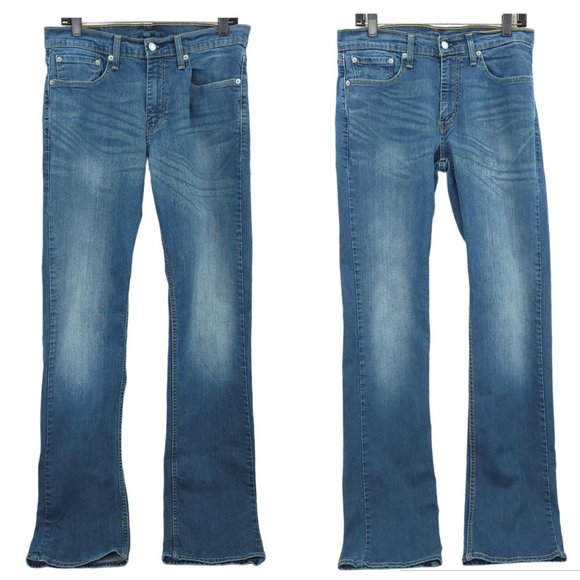 Levis 559 Jeans Relaxed Straight Stretch Men 32 x 38 Lot of 2 Dark Wash Mid Rise - Picture 1 of 12